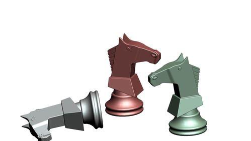 国际象棋马走法技巧教程（学会马走法，打赢棋局）