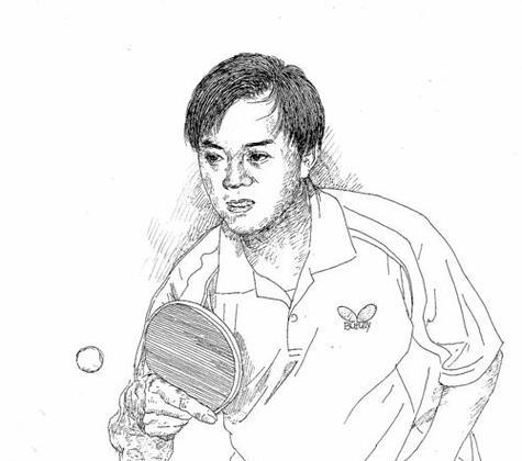 乒乓球的画法和技巧简笔画怎么学？步骤和要点是什么？